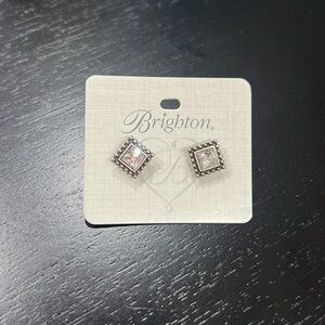Brighton Sparkle Square stud earrings